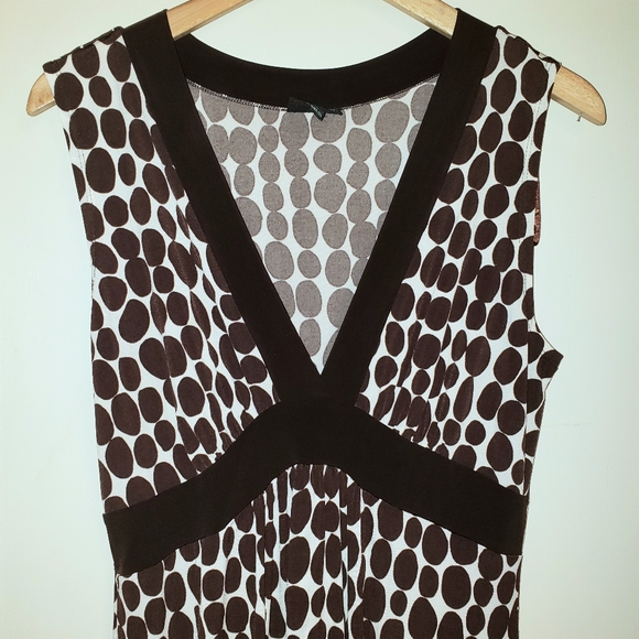 EnFocus Brown and white dress Size 12 - Picture 6 of 7